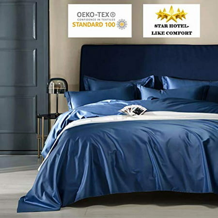 Brushed Microfiber 1800 Thread Count Percale SAKIAO Queen Size Bed Sheets Set